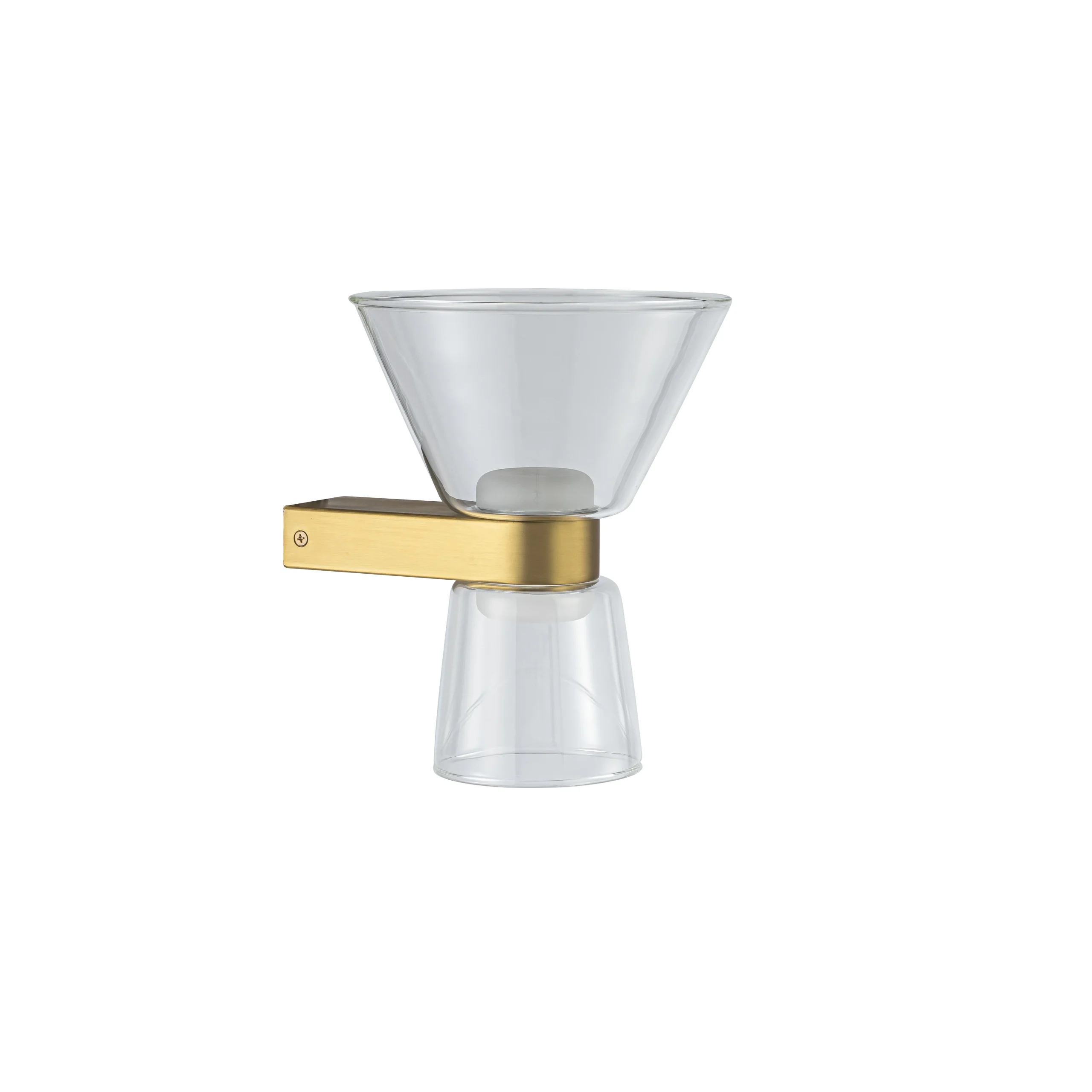 Aplique Mantra New york LED aluminio oro 3000K IP20 21cm 9216