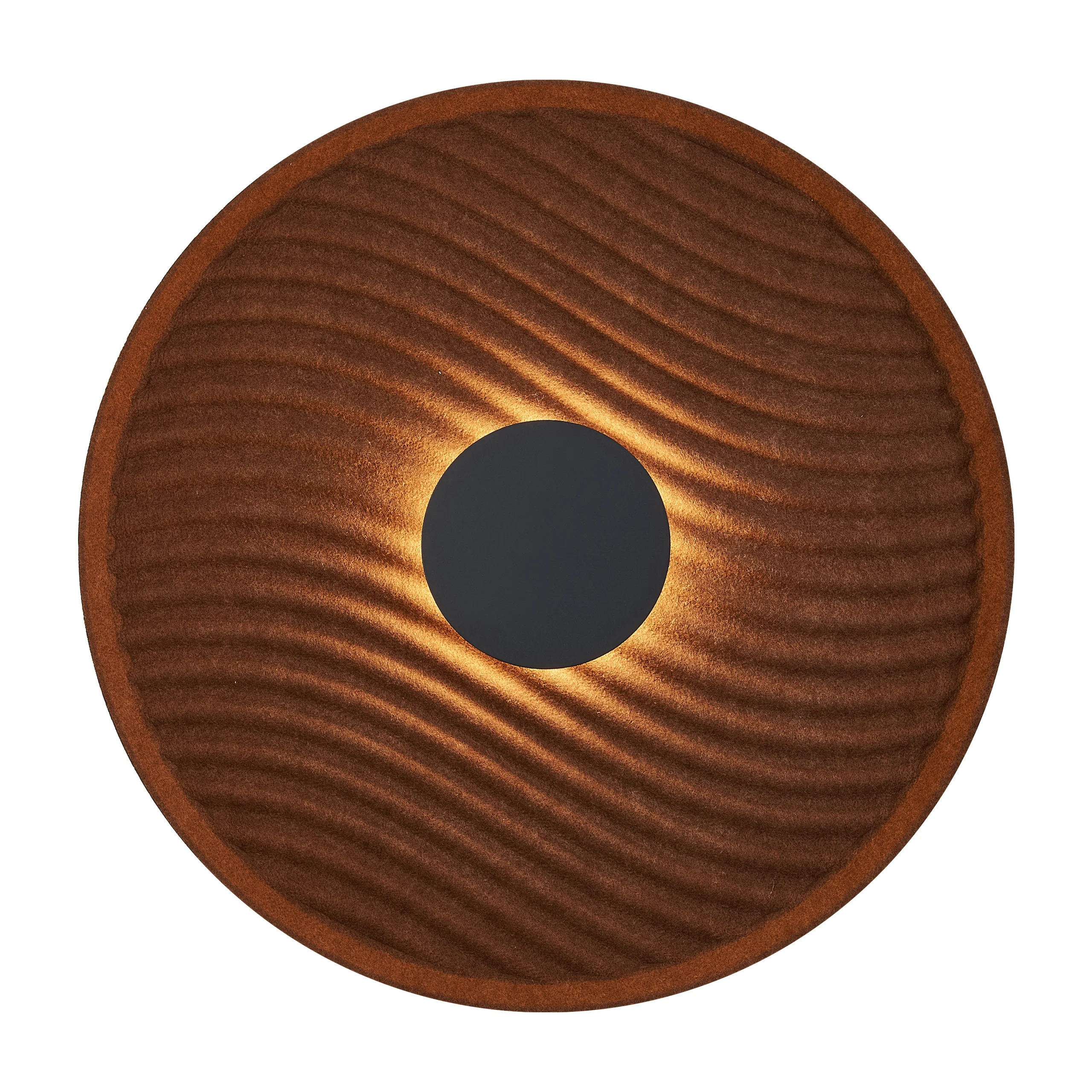 Aplique Mantra Acustic LED Aluminio/Pet café 3000K IP20 Ø45cm 9442