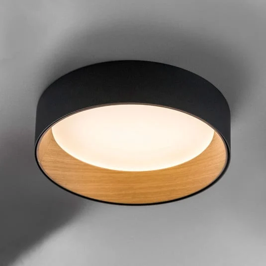 plafón LED Vibia Duo 4870, grafito