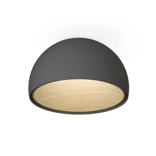 plafón LED Vibia Duo 4874, grafito