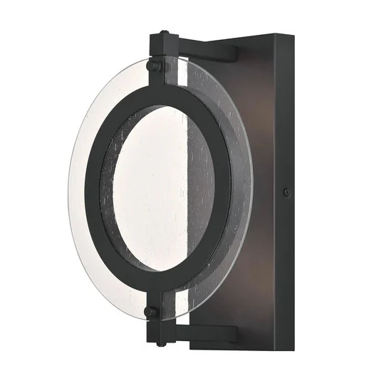 Aplique de exterior Westinghouse Maddox LED, negro