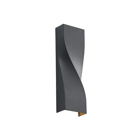 Tibelya LED Up/Down ExteriorAplique de Pared Anthracite - Lucande