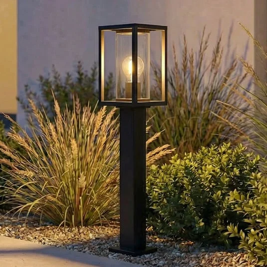 Lucande Bolardo luminoso Ferda, 60 cm, antracita, IP44