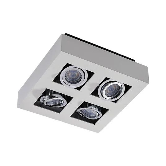 Vince 4 Lámpara de Techo Square Blanco - Arcchio