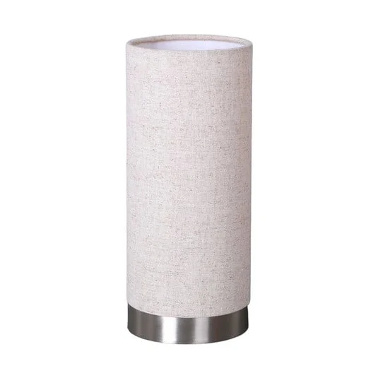 Ronja Lámpara de Sobremesa Cream/Nickel - Lindby