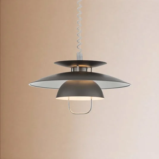 Nadija Lámpara Colgante Grey - Lindby