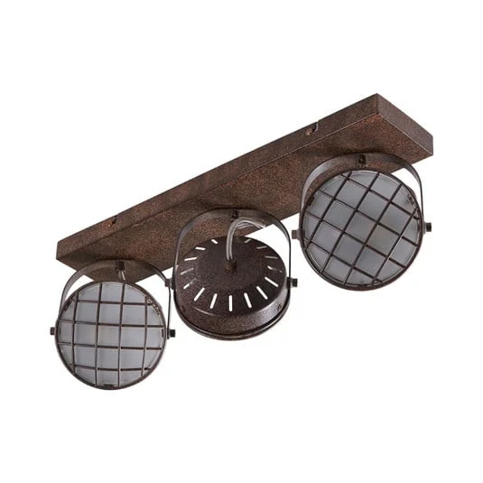 Tamin 3 Lámpara de Techo Rust/White - Lindby
