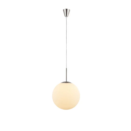 Rhona Lámpara Colgante White/Nickel - Lindby