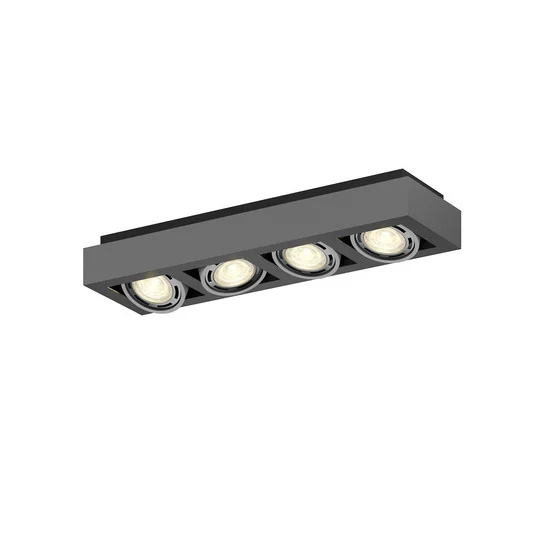 Ronka 4 Lámpara de Techo Dark Grey - Arcchio