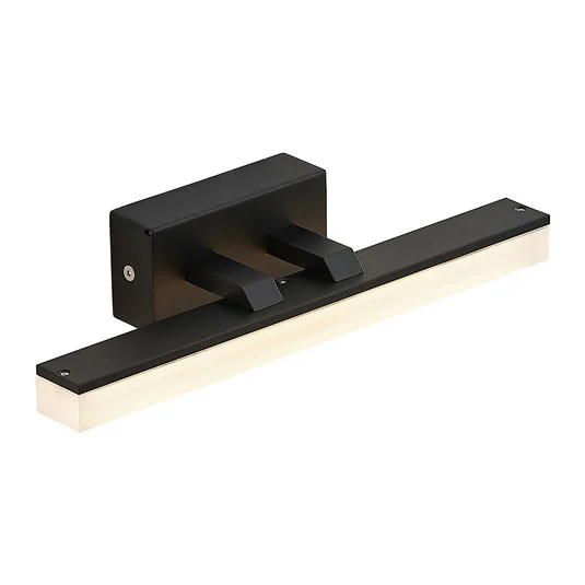 Lisana LEDAplique de Pared IP44 L32 Black - Lucande
