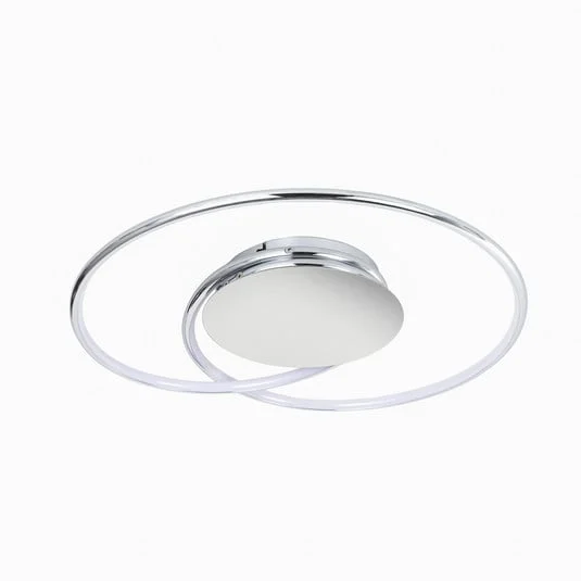 Plafón Joline Ø45 Blanco/Cromado - Lindby