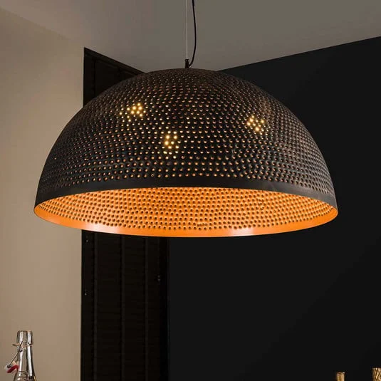 Punchray lámpara colgante de metal, 1 luz