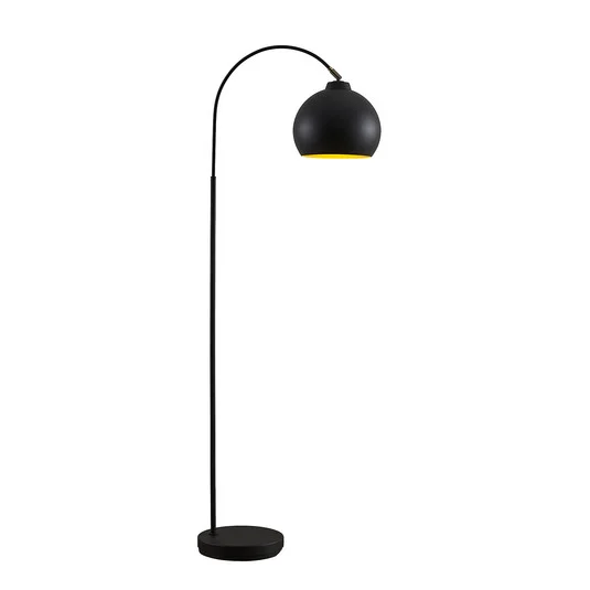 Minali Lámpara de Pie Black/Gold - Lindby