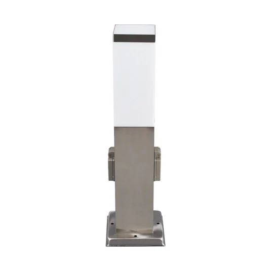 Lorian Lámpara Jardín Stainless Steel/White - Lindby