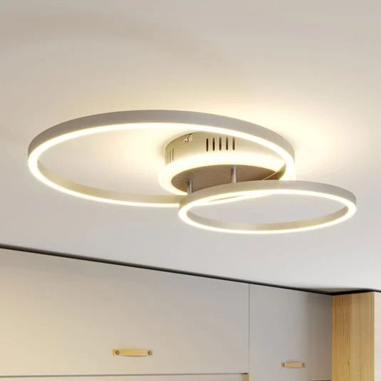 Plafón LED inteligente Lindby Smart Edica, 58 cm, Tuya, CCT
