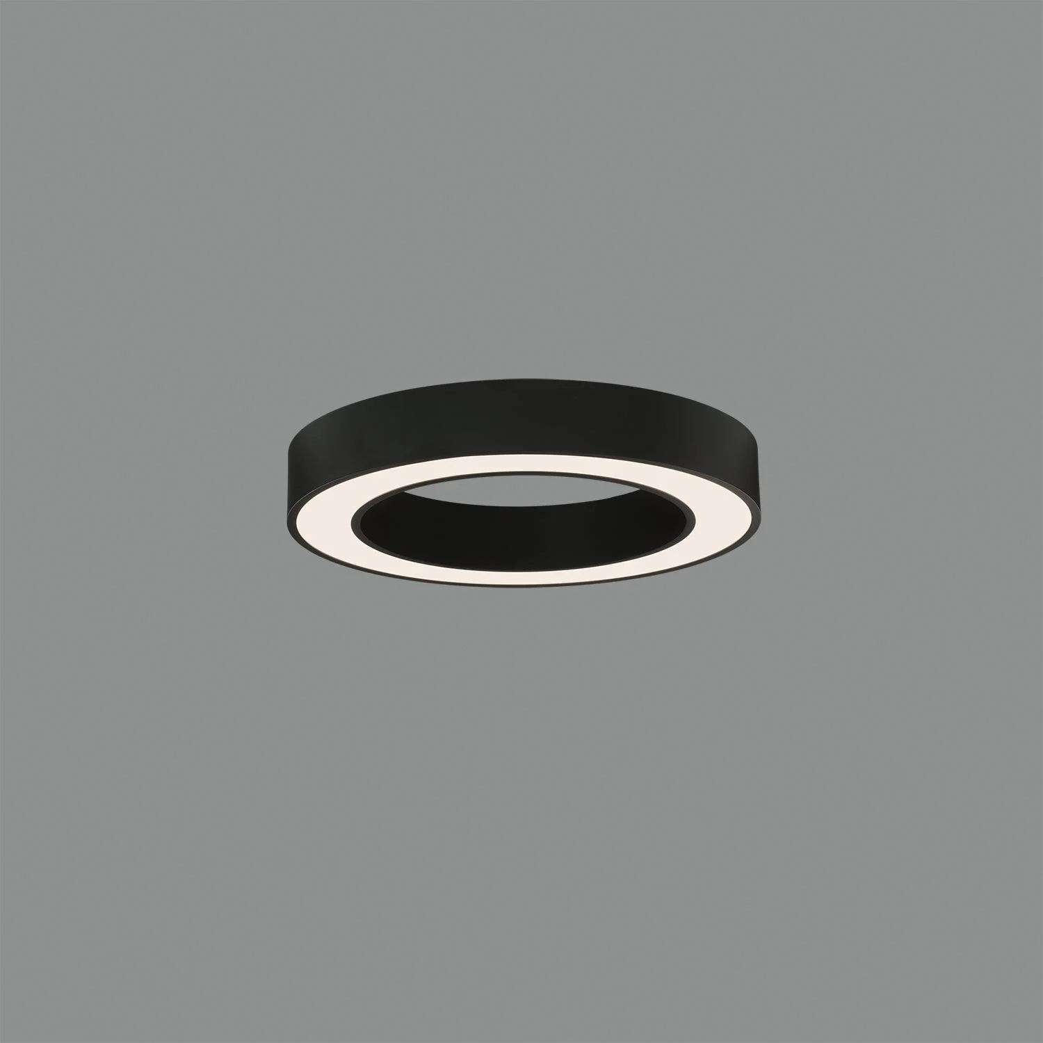Plafón de techo ACB Aliso negro texturado Ø47cm P3742074N