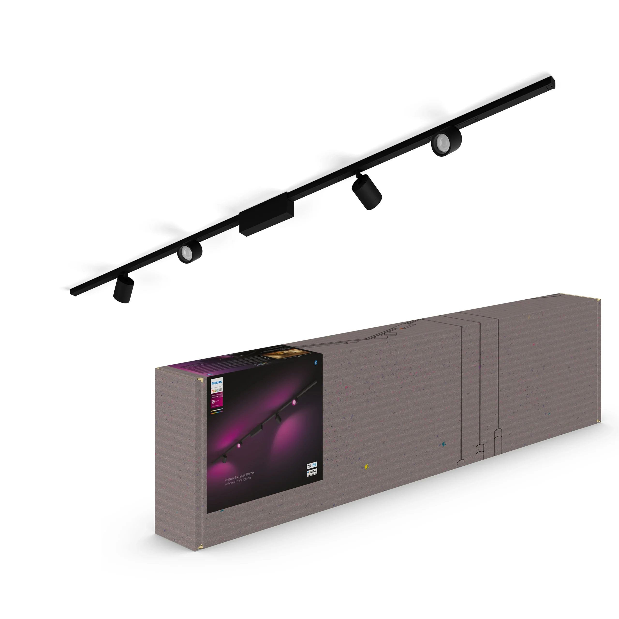 Philips Hue White and Color Ambiance Plafón Perifo negro RGBW 5W 510lm