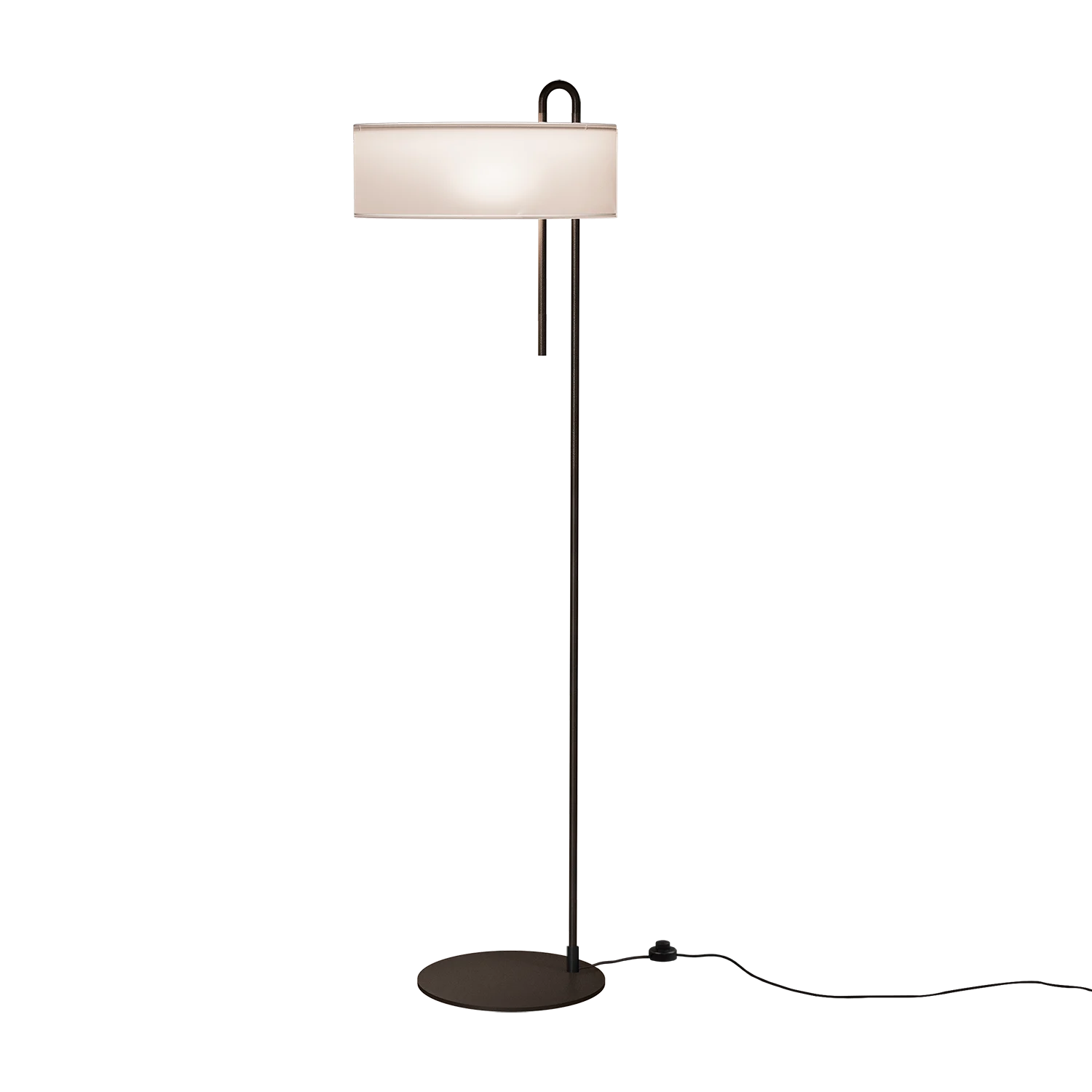 ACB Clip Lámpara de pie LED negro y blanco E27 H8178081NB