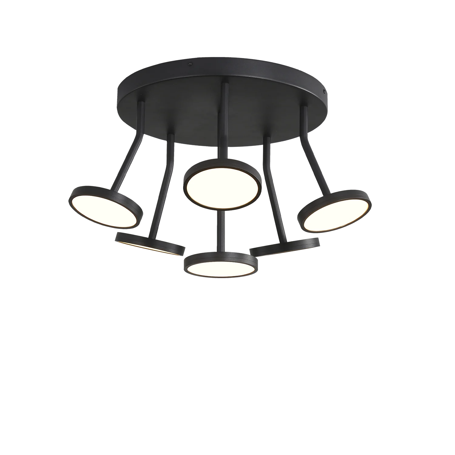 ACB Corvus Plafón LED negro 6x P3945000N
