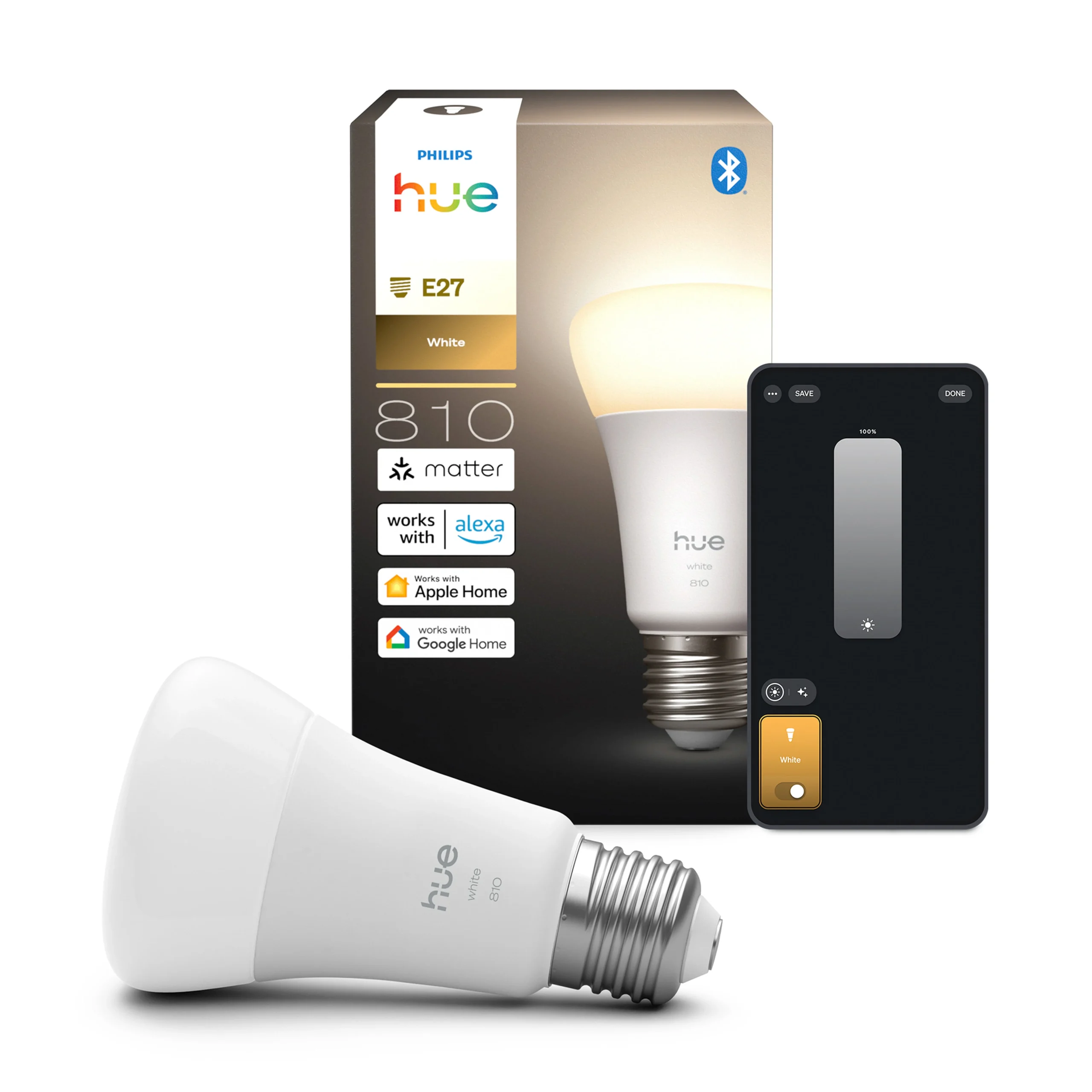 Philips Hue White Bombilla White 7W 810lm 87201