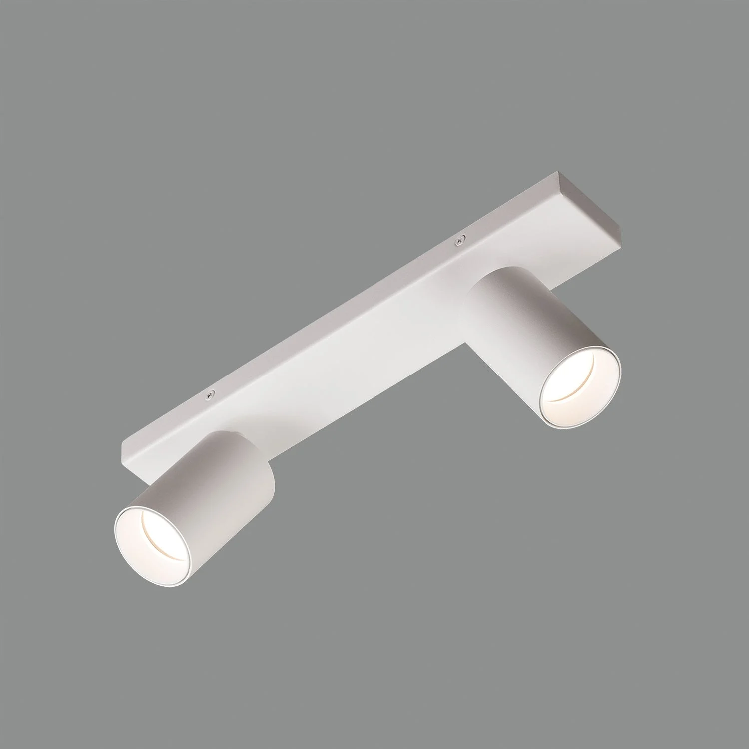 ACB Gina Plafón LED orientable blanco texturado GU10 2x8W P3874R20B