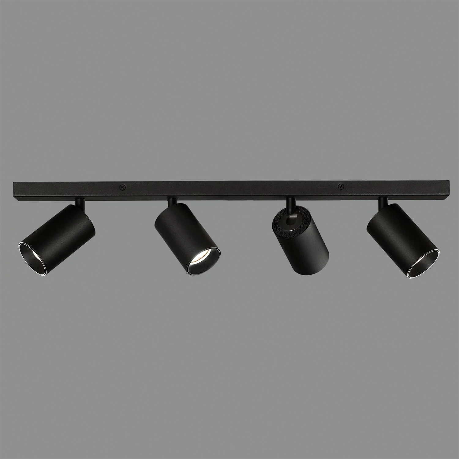 ACB Gina Plafón LED Negro GU10 4x8W Orientable P3874R40N