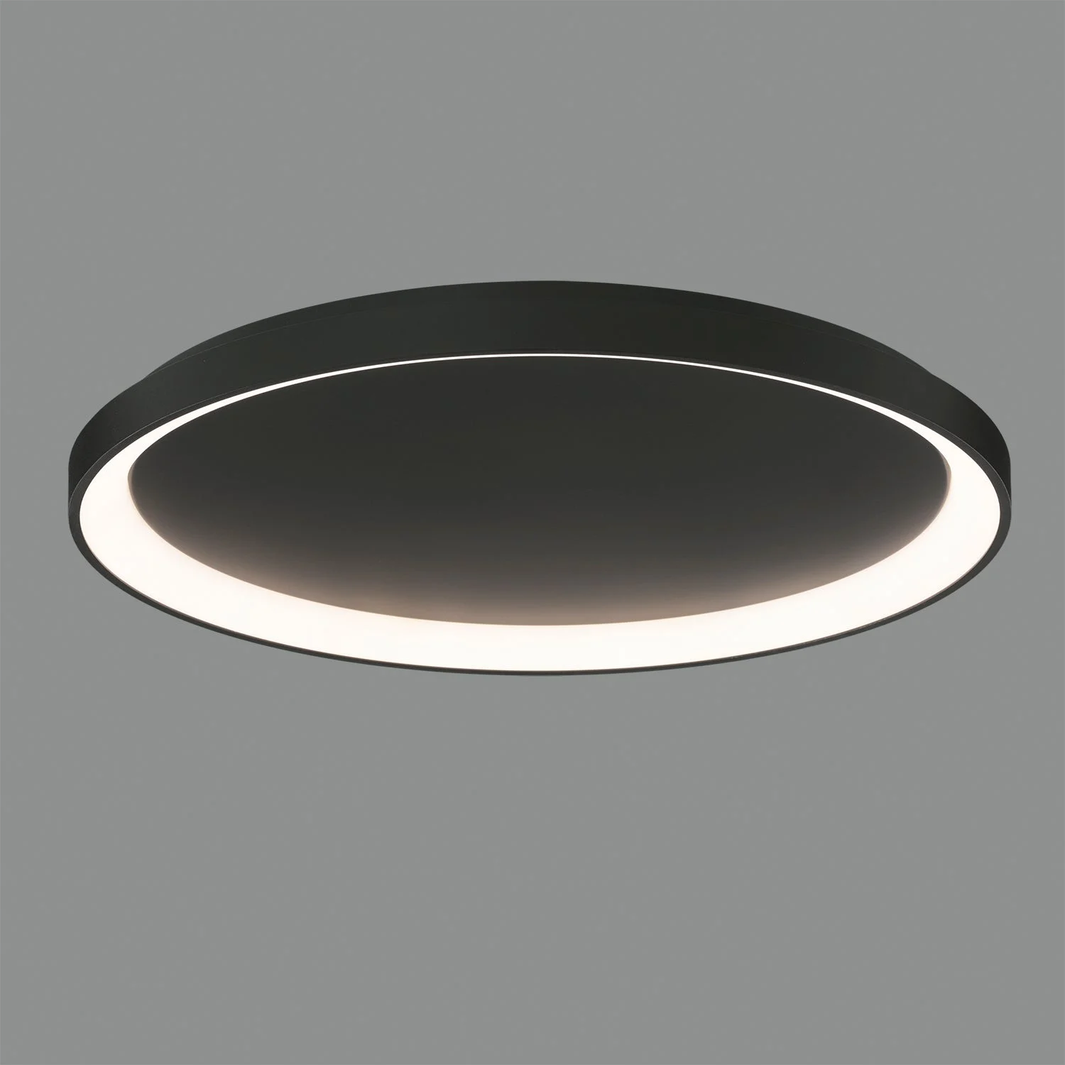 Plafón de techo ACB Grace negro texturado Ø78cm P3848372N