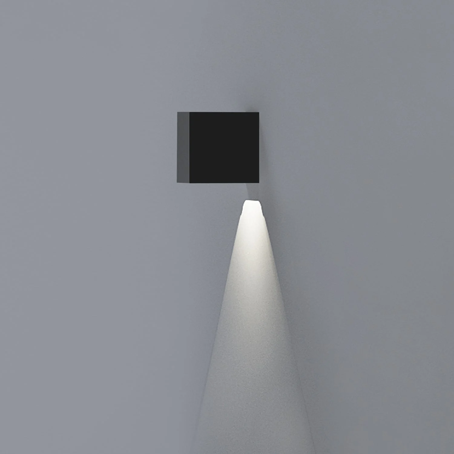 ACB Hamal Aplique IP65 LED COB 9W 3000K antracita texturado A2081000GR