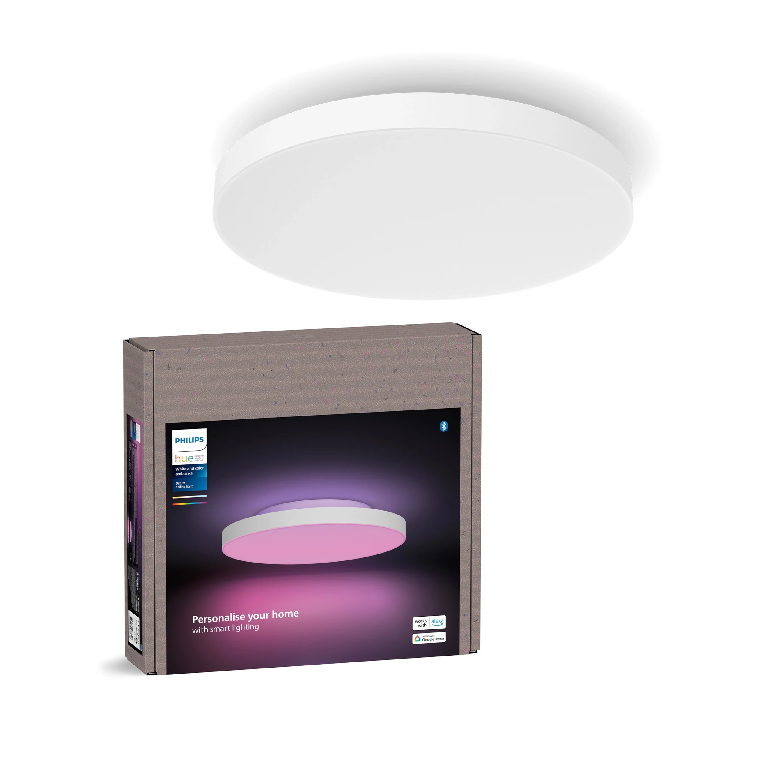 Philips Hue White and Color Ambiance Panel LED datura blanco RGBW 67W 4850lm 87201
