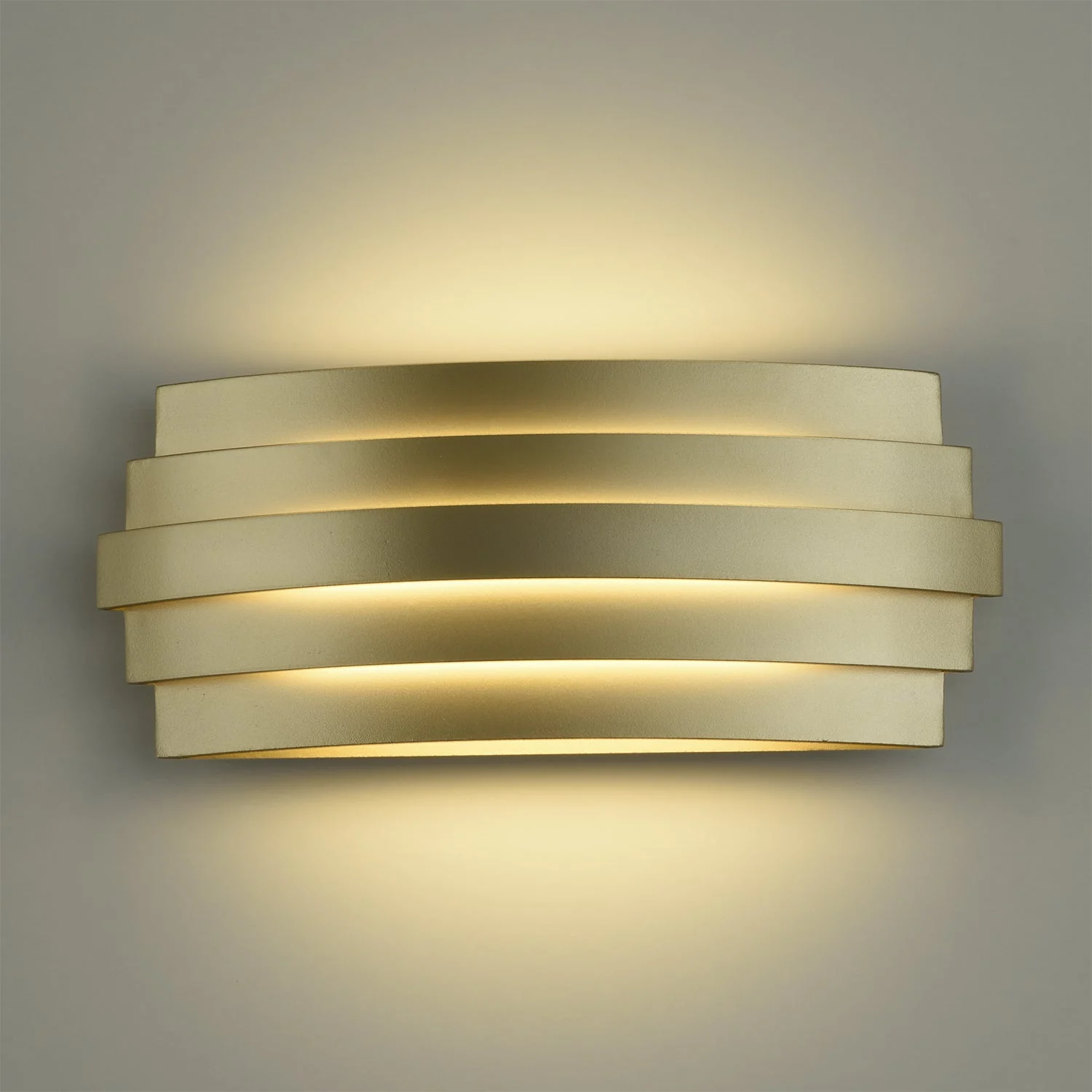 ACB Luxur Aplique LED opal oro tecnico 2700K-3000K Slide Switch A3840070O