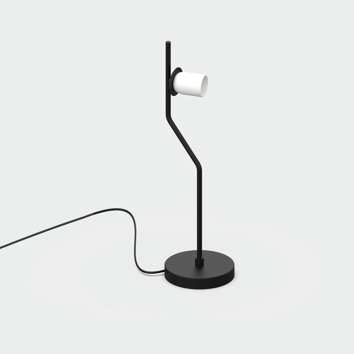 Lámpara de mesa ACB Maui LED E27 vidrio negro mate sin tulipa 15W S8163082NLSP
