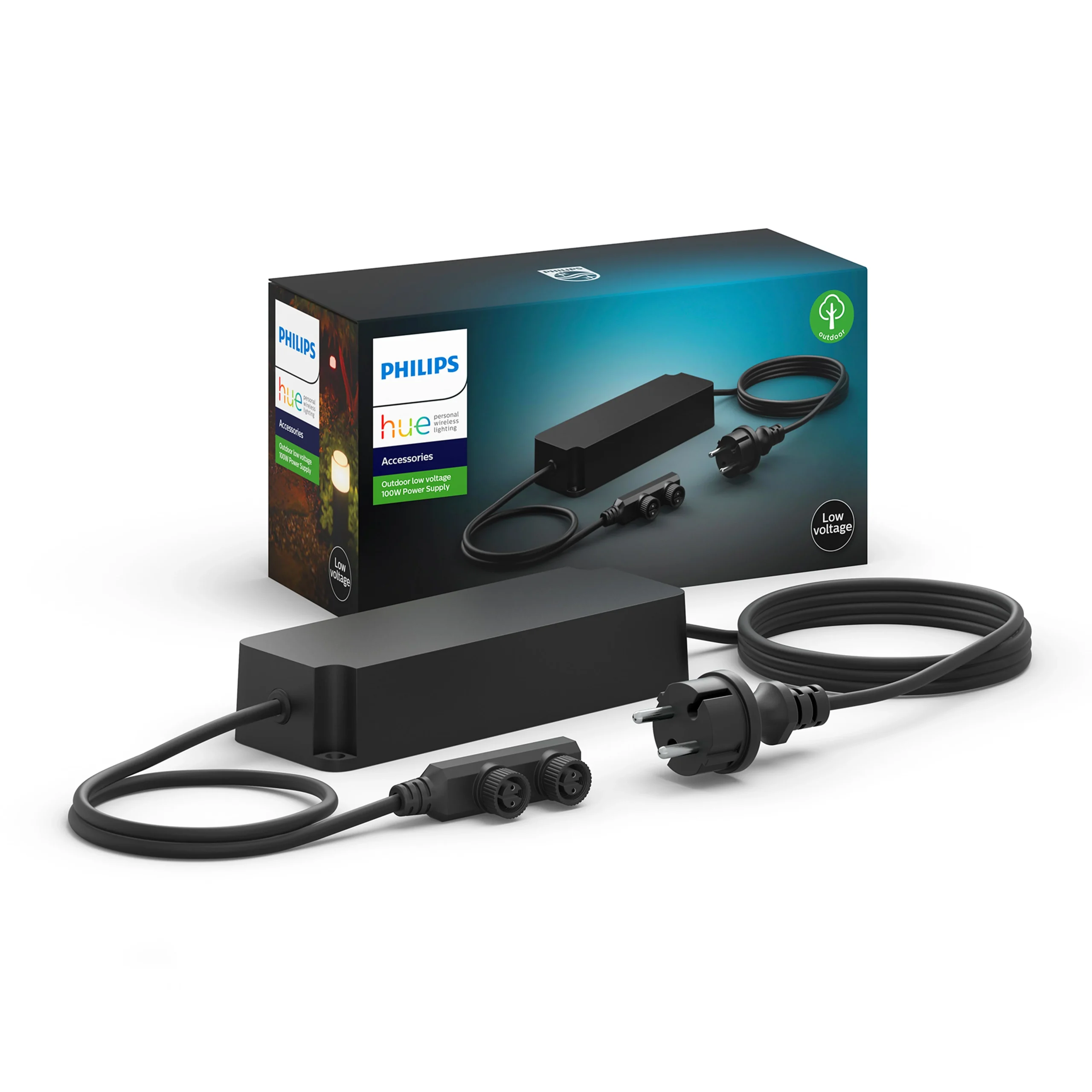 Philips Hue Fuente de alimentación exterior kabels & accessoires negro 100W IP67