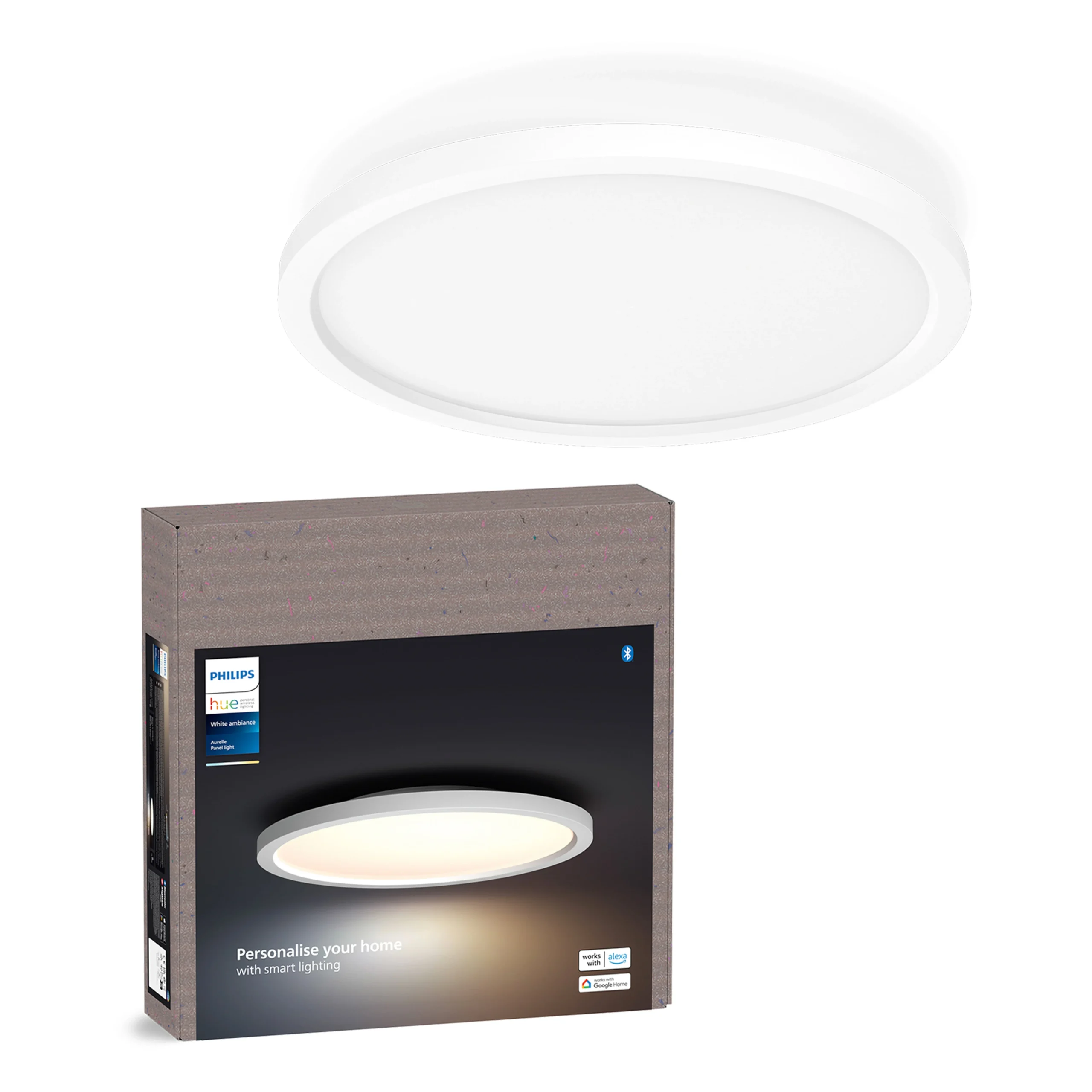 Philips Hue Panel LED Aurelle blanco White Ambiance 21W 6500K 2450lm 87201