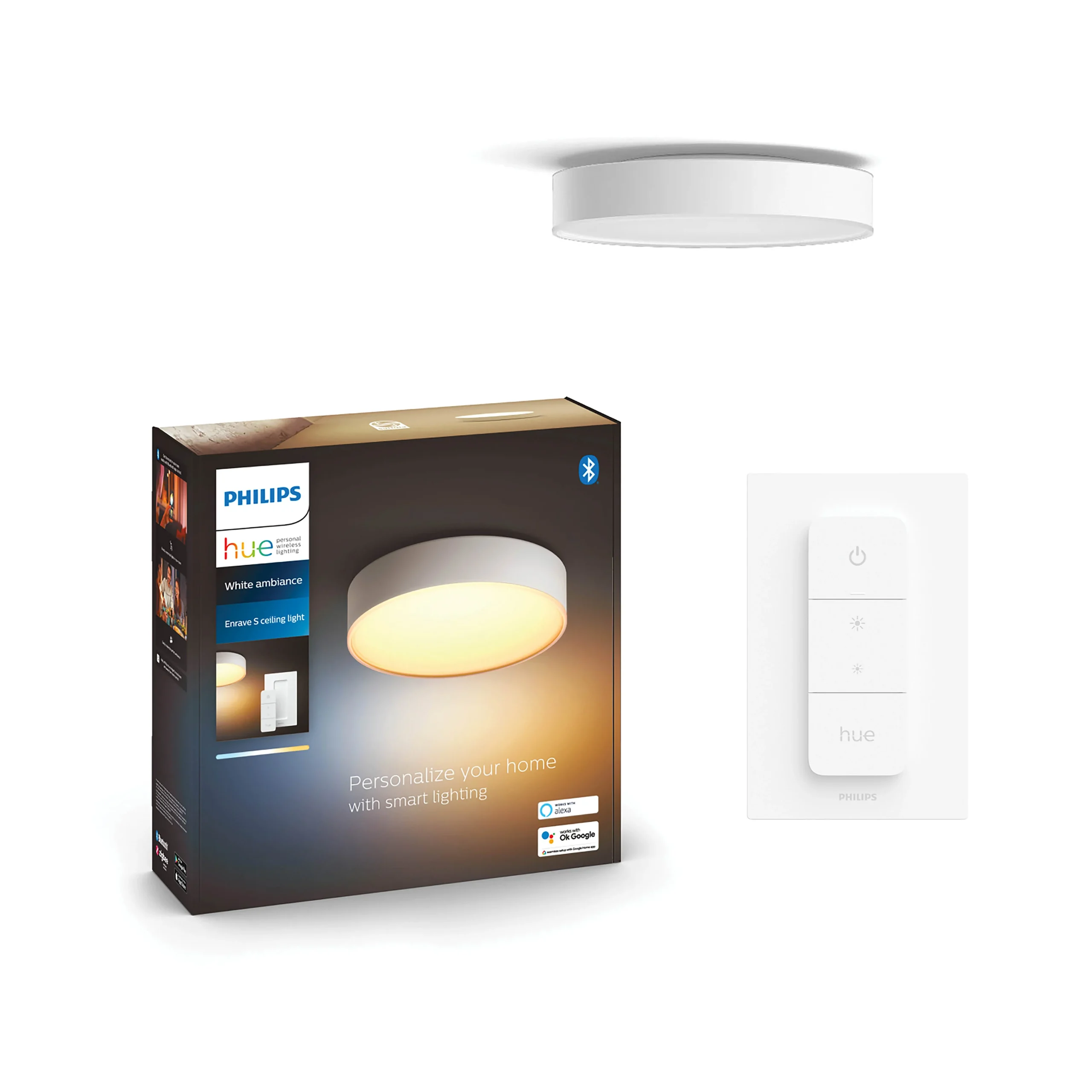Philips Hue Plafón Enrave blanco White Ambiance 10W 4115831P6 1220lm