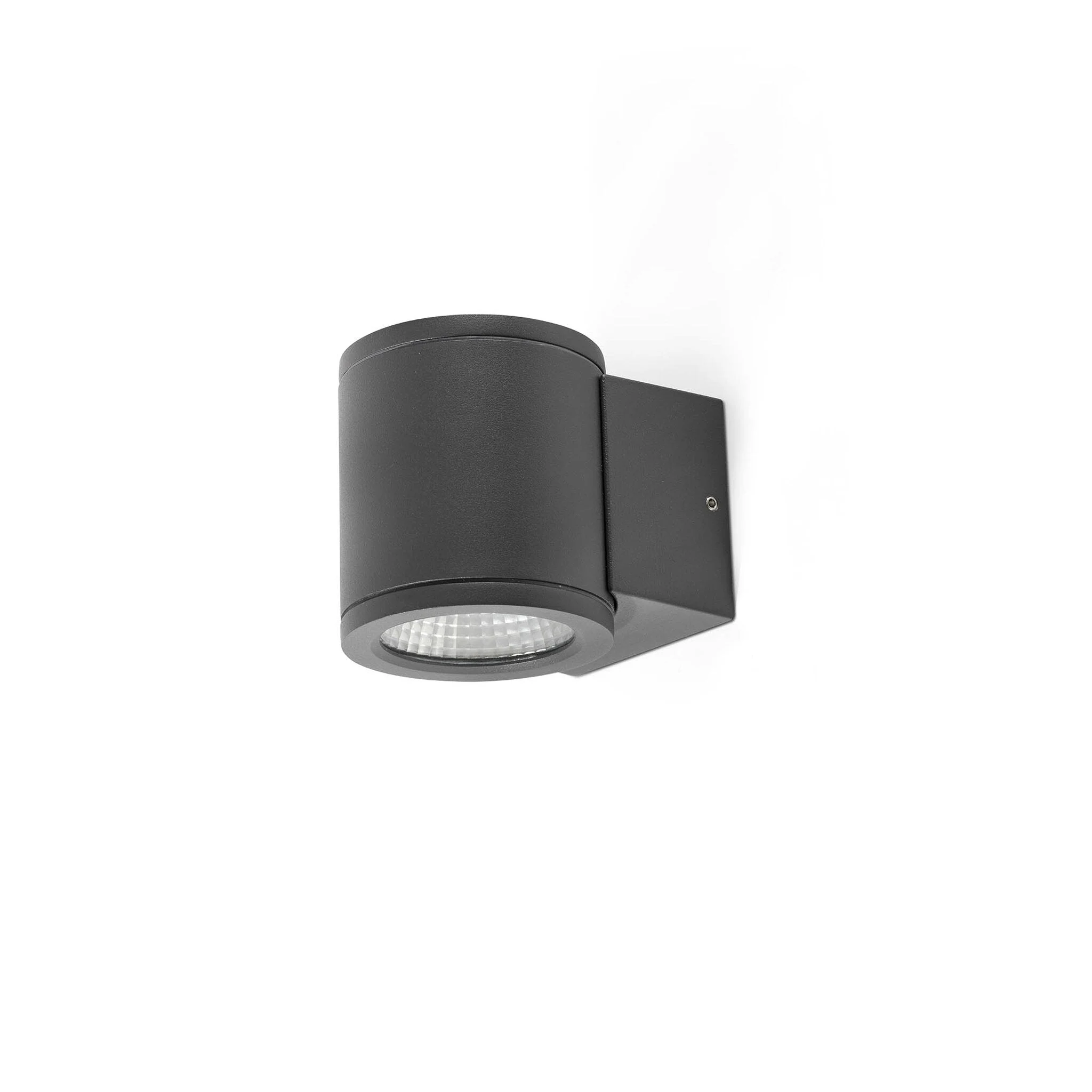 Aplique de exterior Faro Tond 1 luz LED gris oscuro 3000K IP54 50° 71916