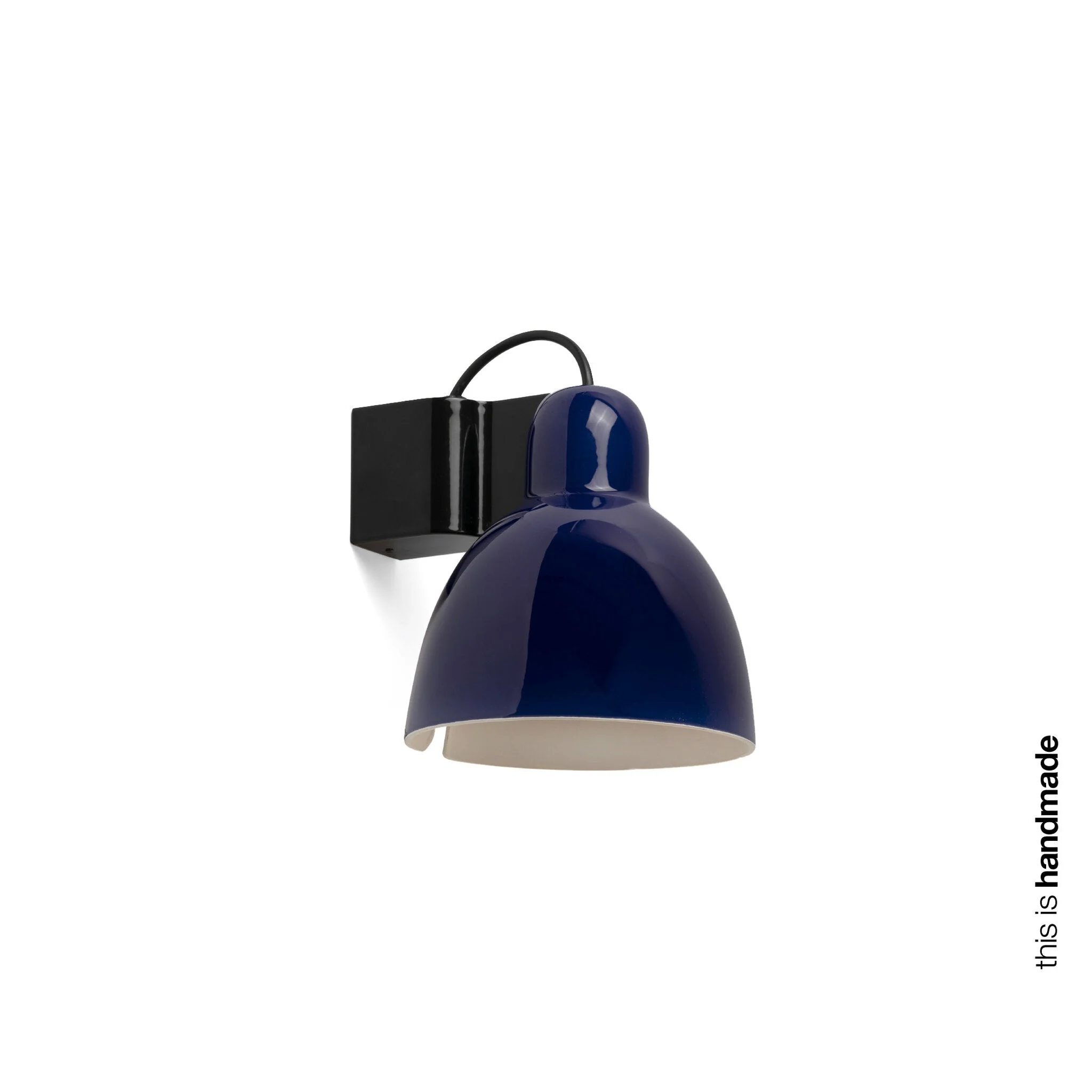 Lámpara de pared aplique Faro Venice E27 LED azul brillo 64274