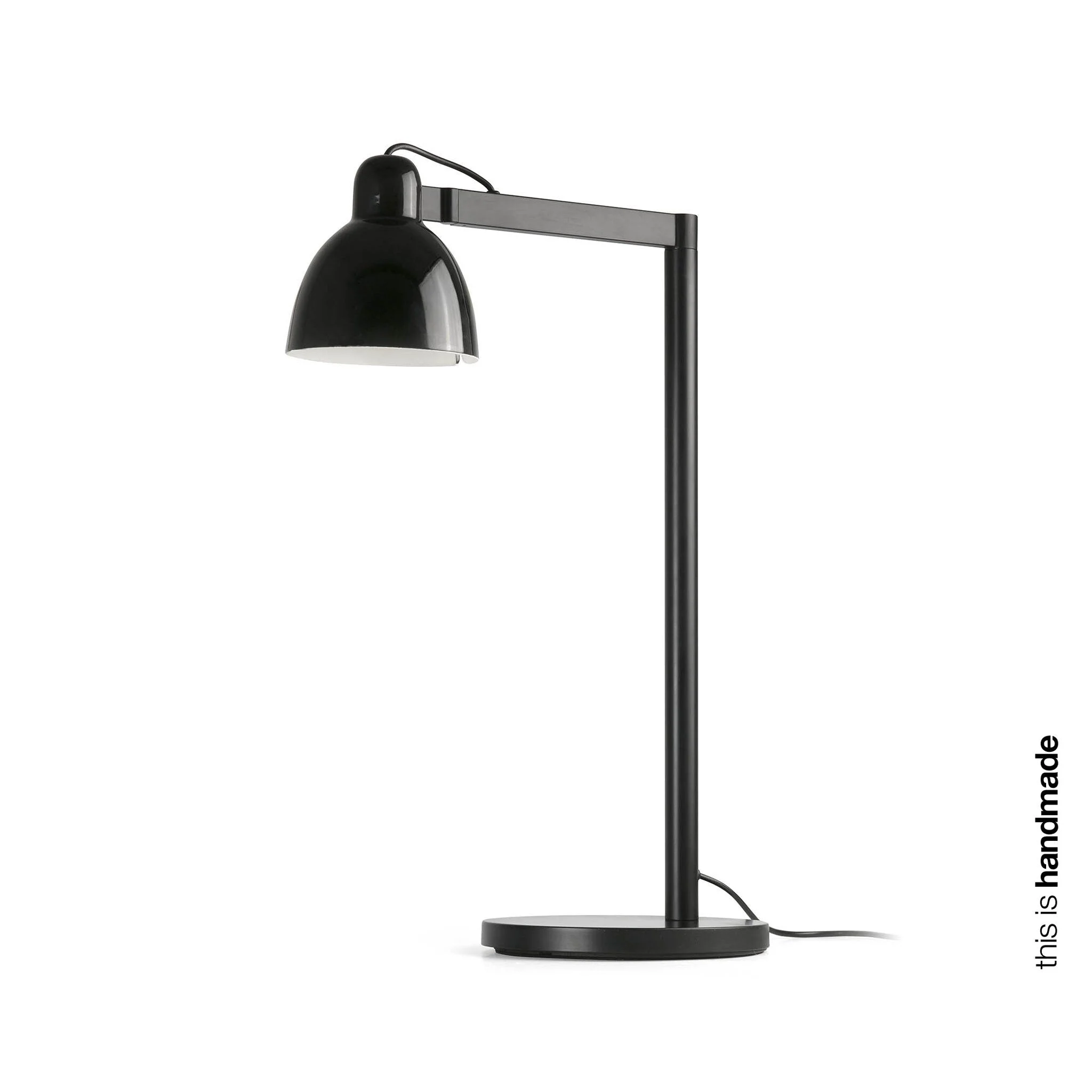 Lámpara de mesa Faro Venice E27 LED negro brillo 64276-112