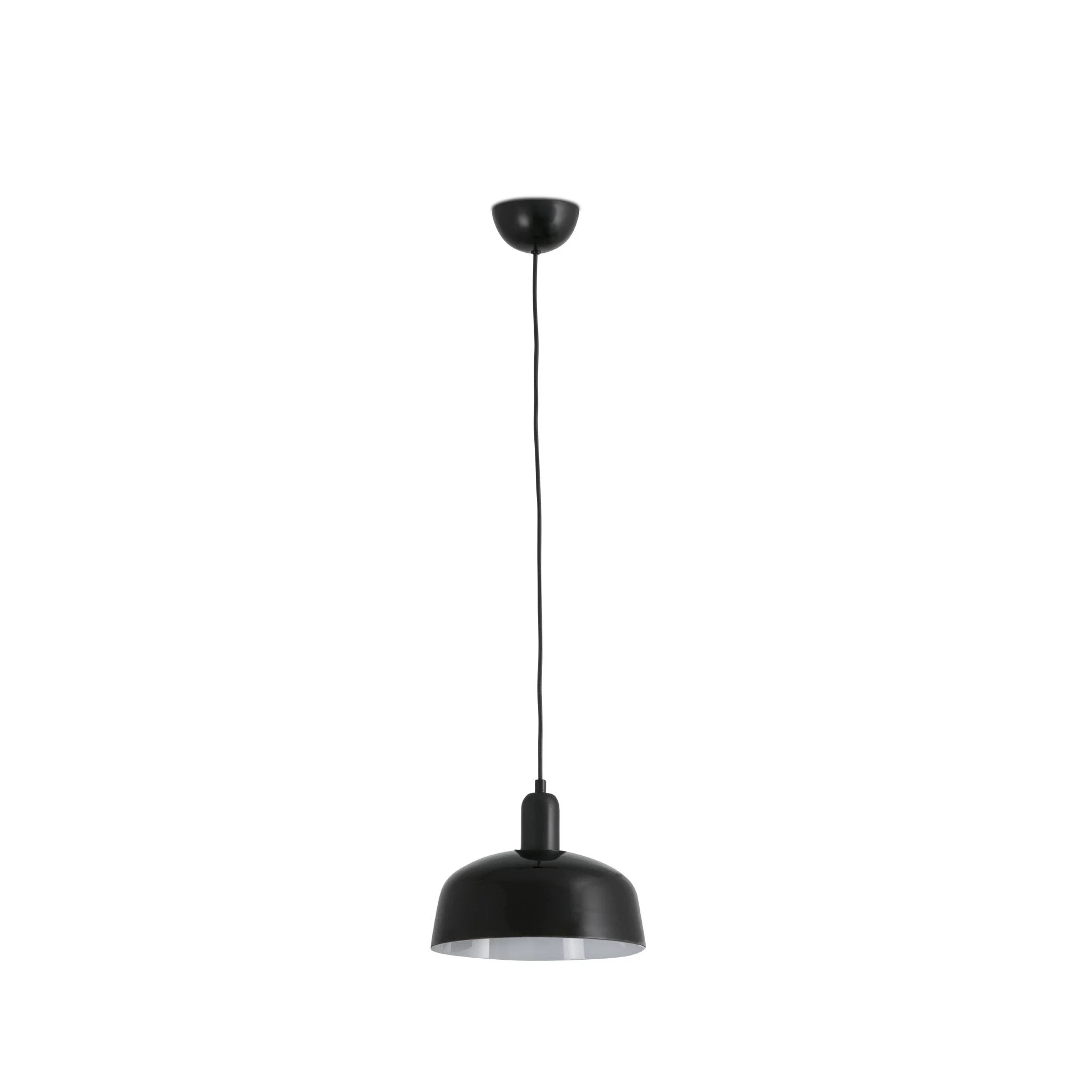 Lámpara de techo colgante Faro Tatawin E27 LED negro Ø25cm 20339-120