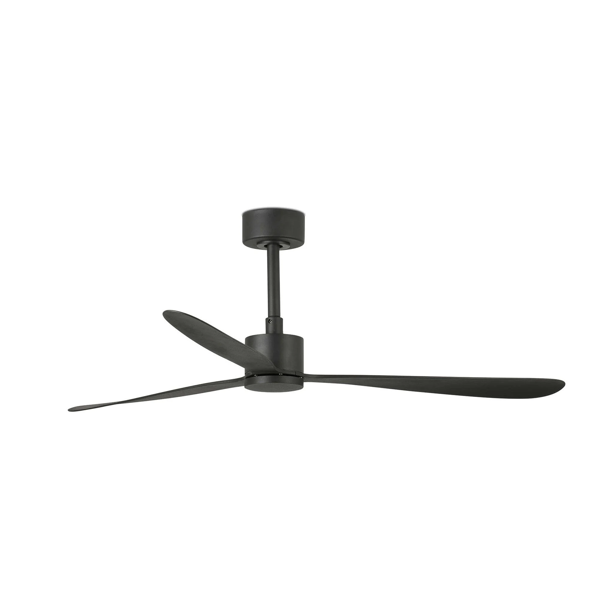 Ventilador de techo sin luz Faro Amelia motor DC negro mate Ø132cm 3 palas 33761