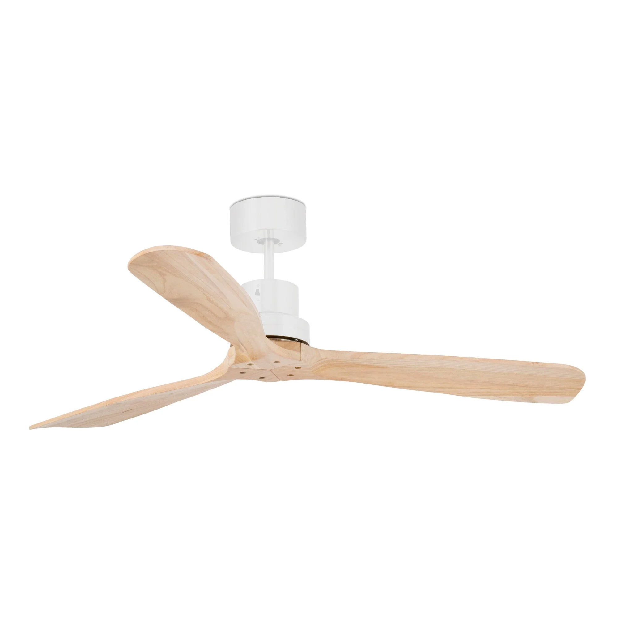 Ventilador de techo sin luz Faro Lantau motor DC palas de madera pino Ø132cm 3 palas 33561DC