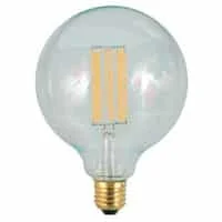 Mantra Bombilla E27 LED E27 8W 2200K 800lm G95 transparente R09204