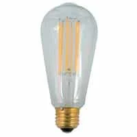 Mantra Bombilla E27 LED E27 8W 2200K 800lm ST64 transparente R09206