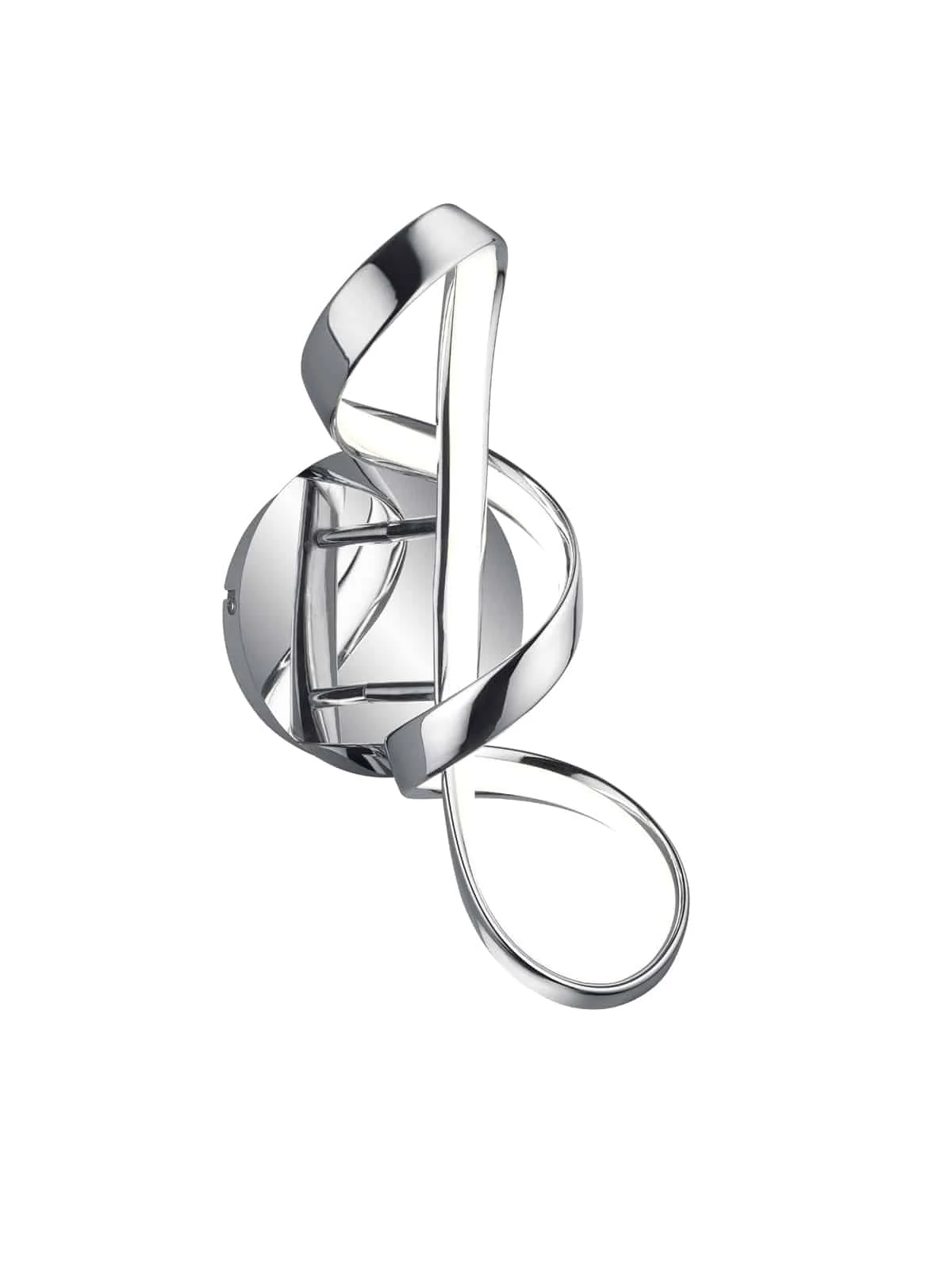 Aplique de pared Trio Perugia LED cromo 4000K regulable 40cm R
