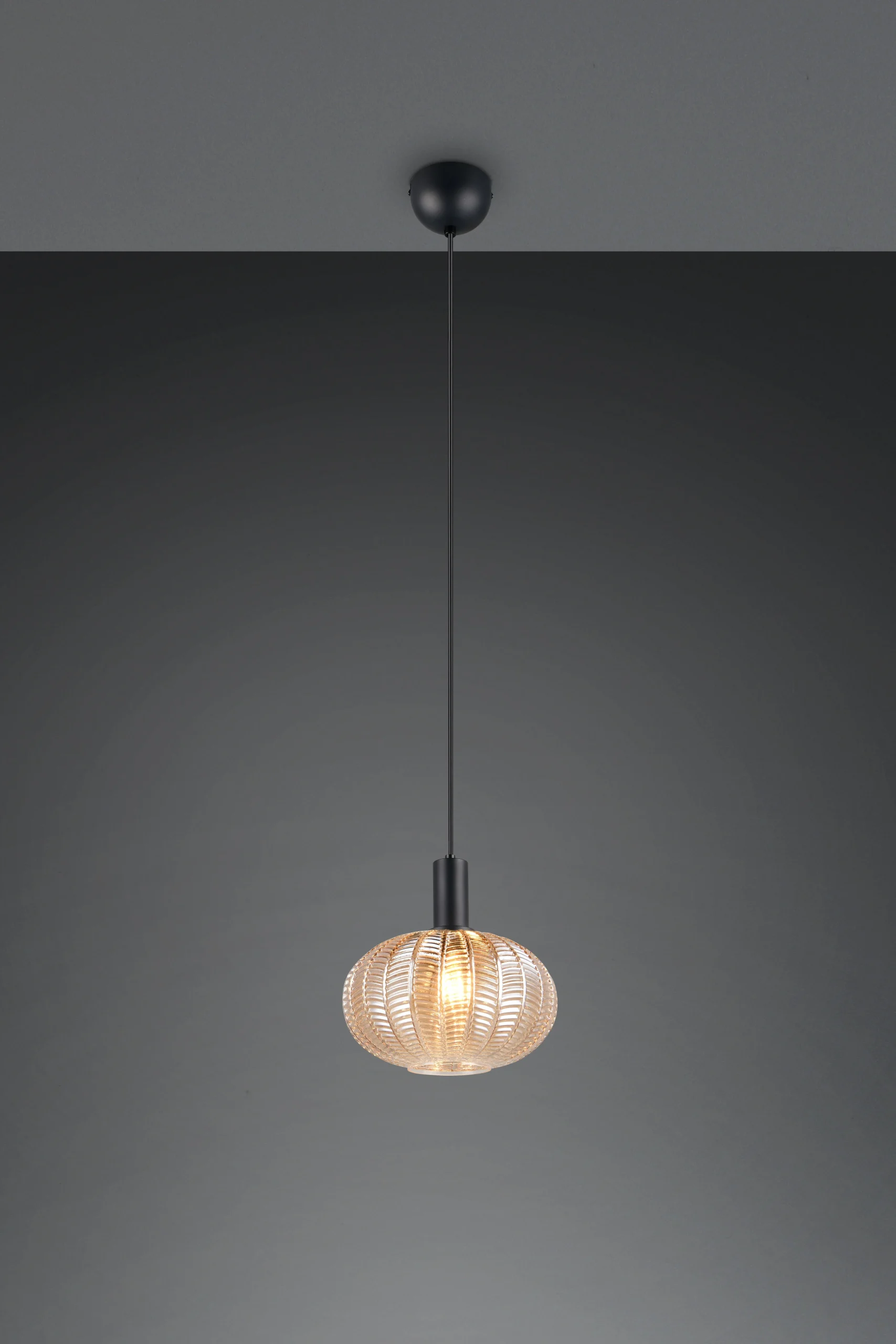 Lámpara de techo colgante Trio Elvezia LED amber-colored 2700K 150cm R36771013