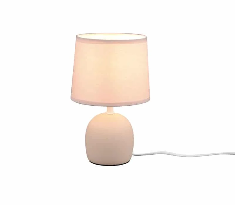 Lámpara de sobremesa Trio Malu cerámica beige R