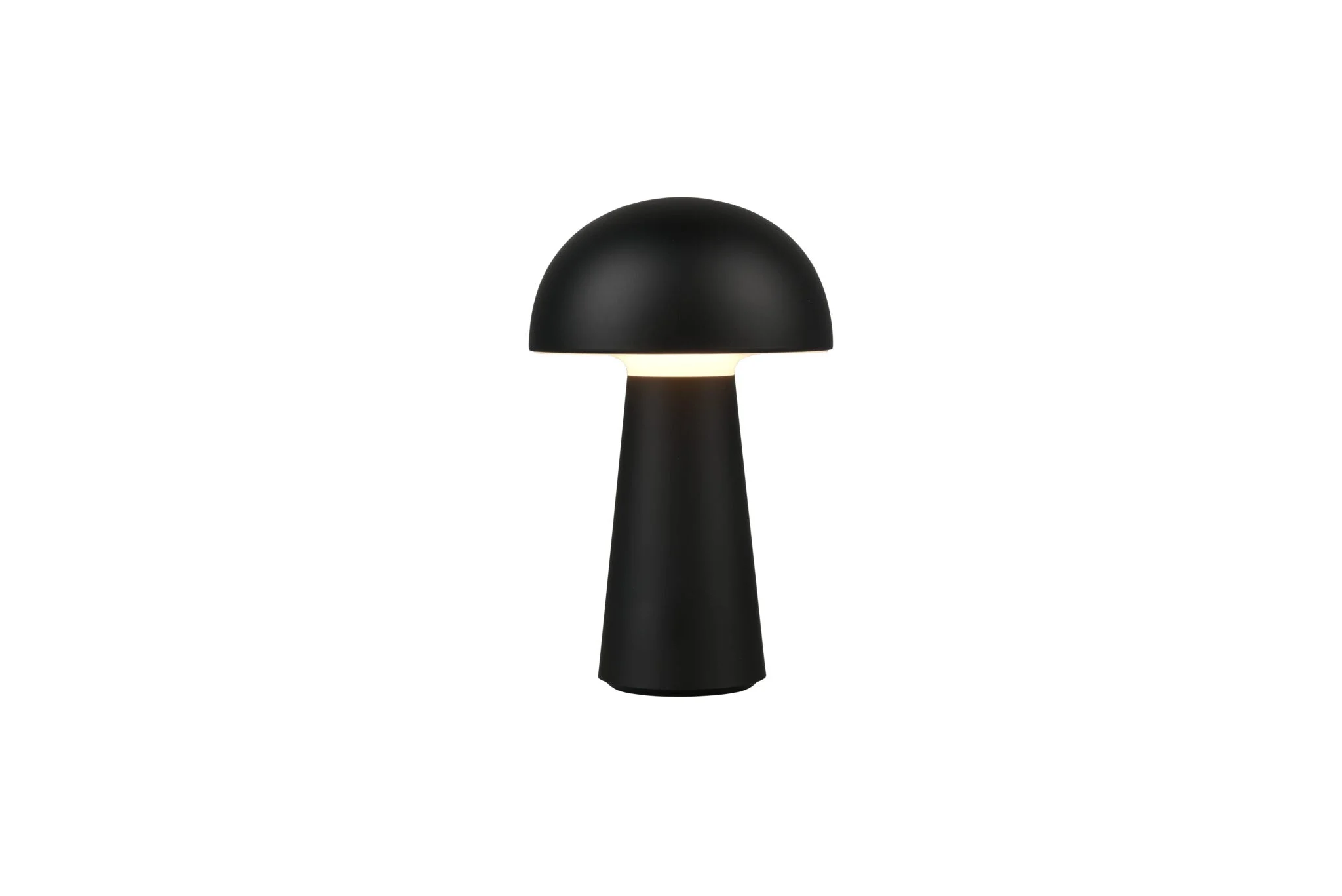 Lámpara de sobremesa de exterior Trio Lennon LED portátil negro 3000K táctil USB IP44 R
