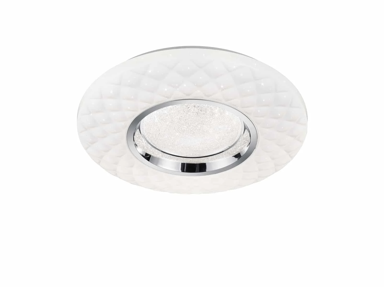 Plafón de techo Trio Magnolia LED blanco CCT regulable con mando Ø39cm R