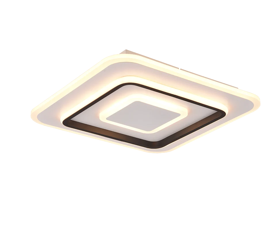 Plafón de techo Jora Trio blanco mate 46W con mando LED 2700K 64293131