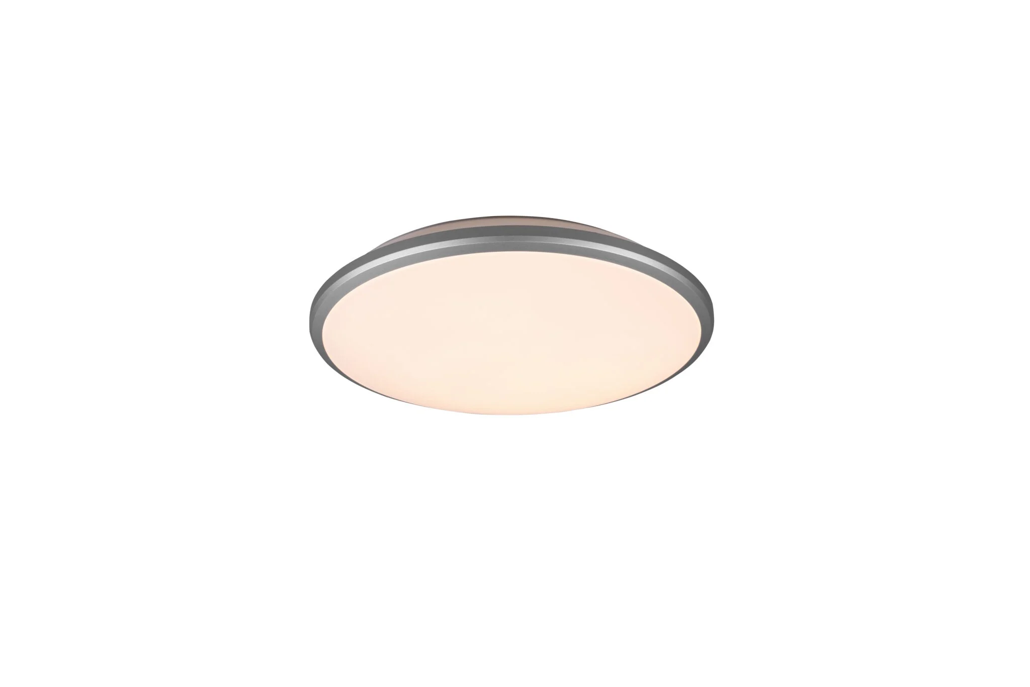 Plafón de techo Trio Limbus LED titán 3000K regulable Ø34,7cm R
