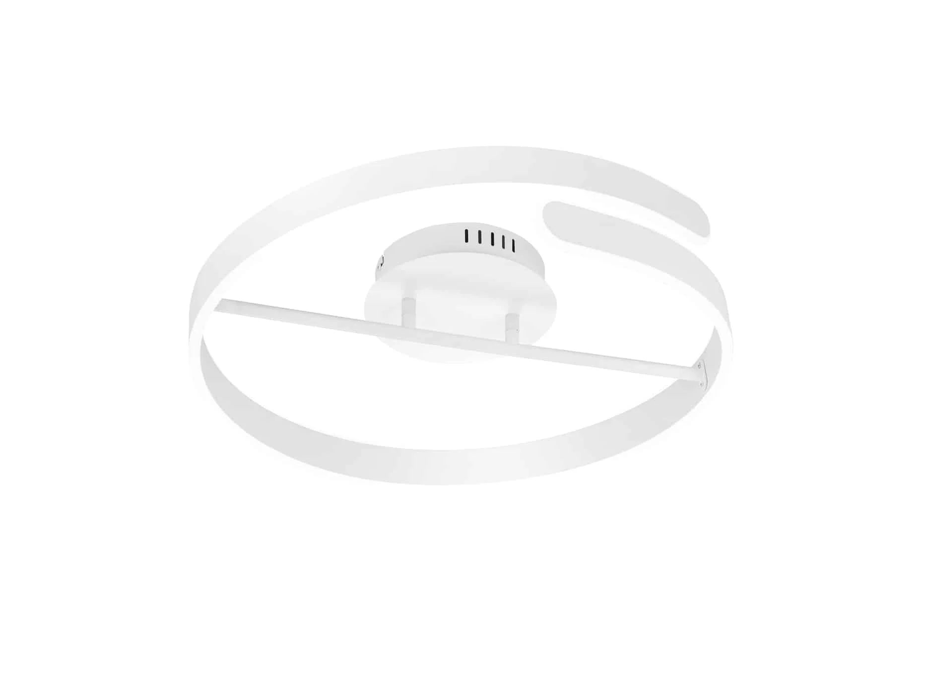 Trio Parma Plafón LED de metal blanco mate R